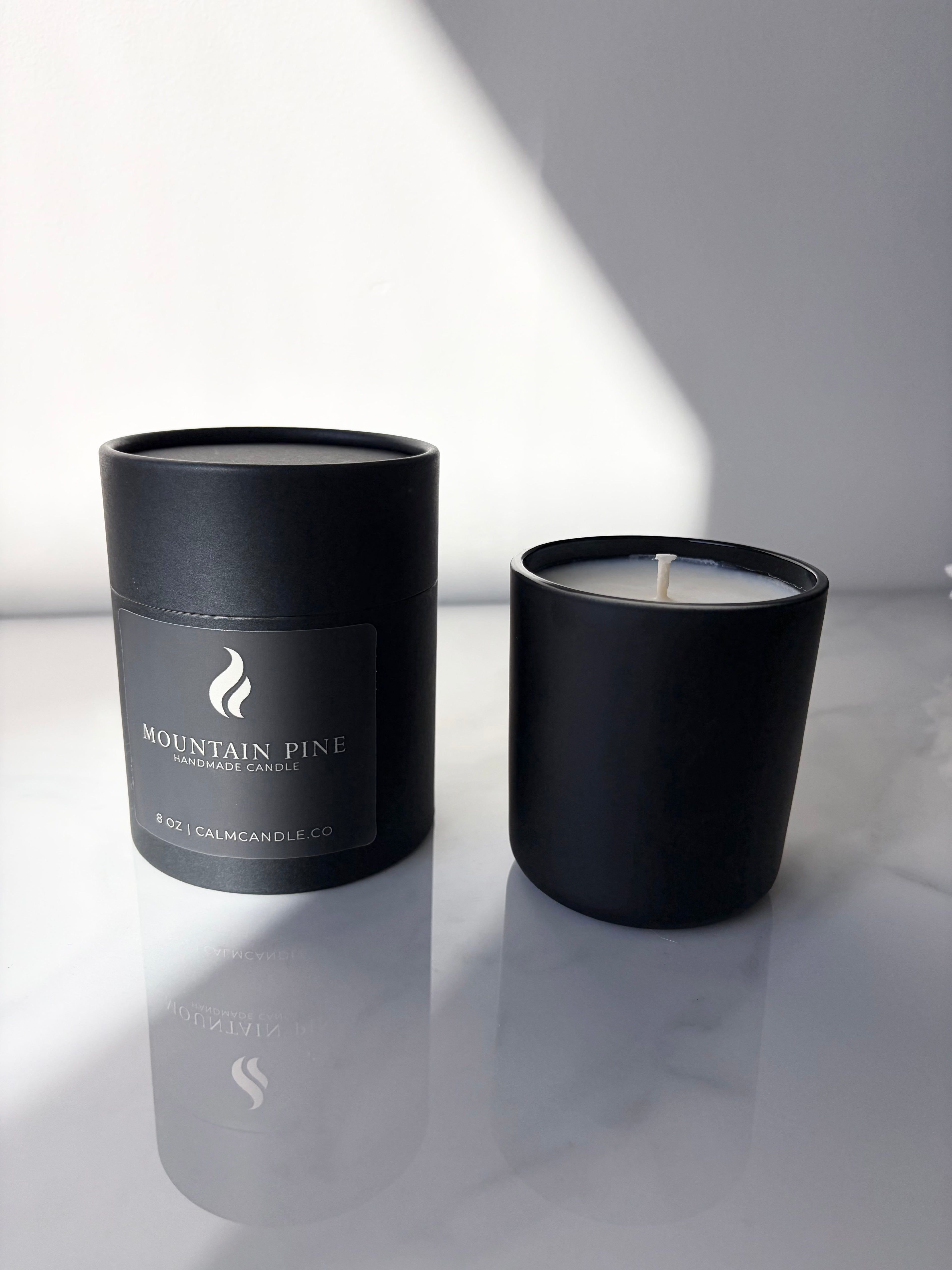 Mountain Pine Aroma Candle 8 oz Handmade