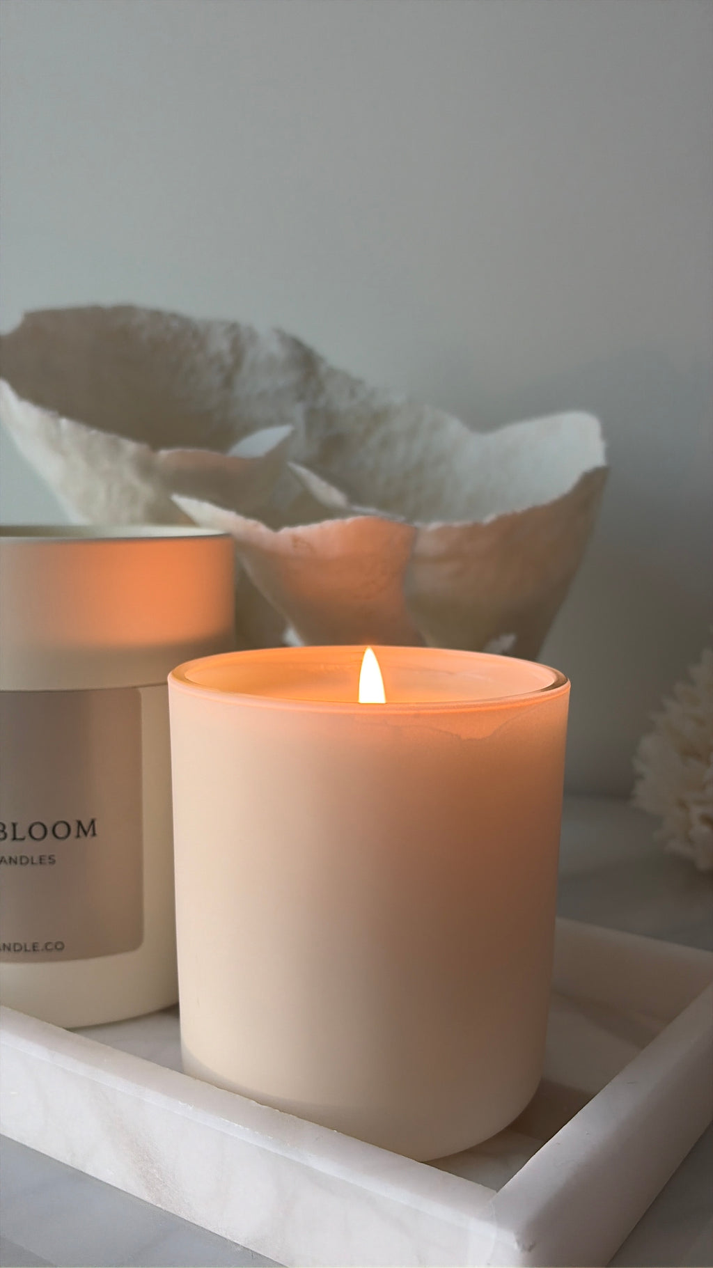 Jasmine Aroma Candle 8 oz Handmade